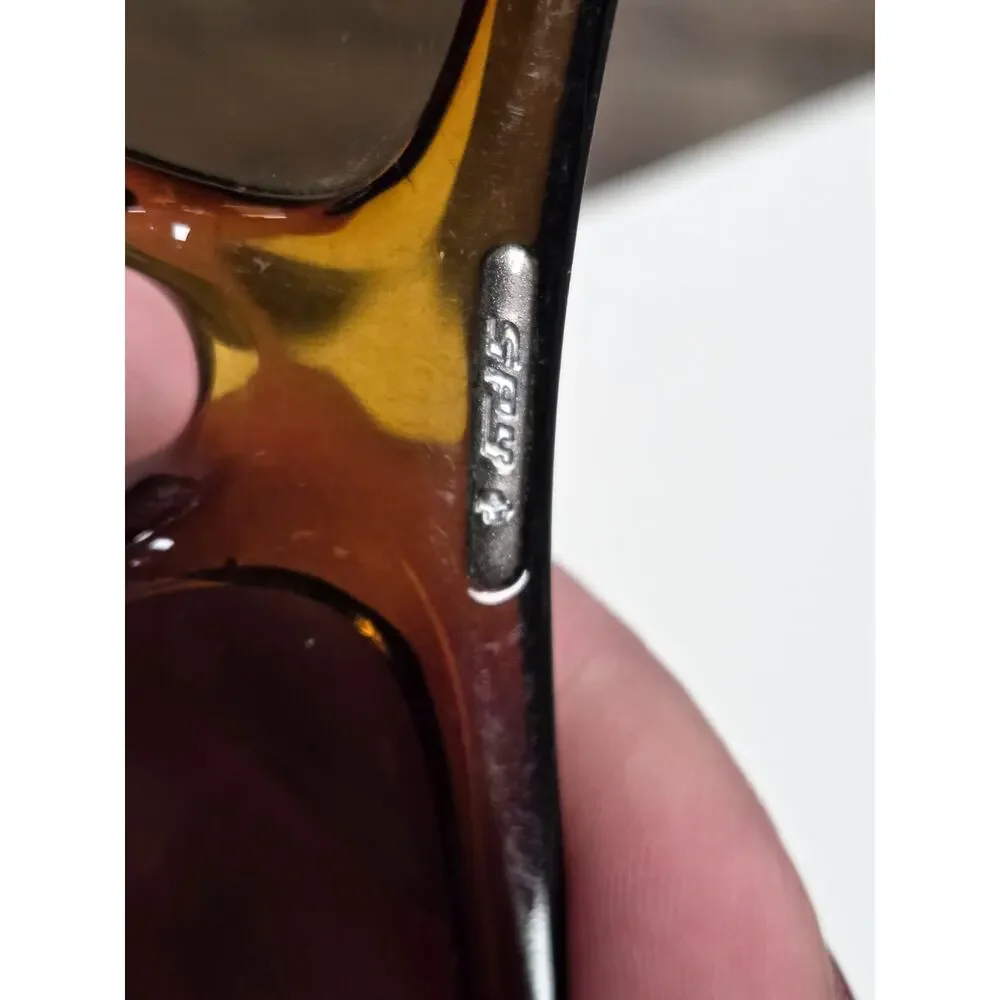 LeBaron Spy Plus Spy Optic Brown Vintage Sunglasses Made Italy Model 021C